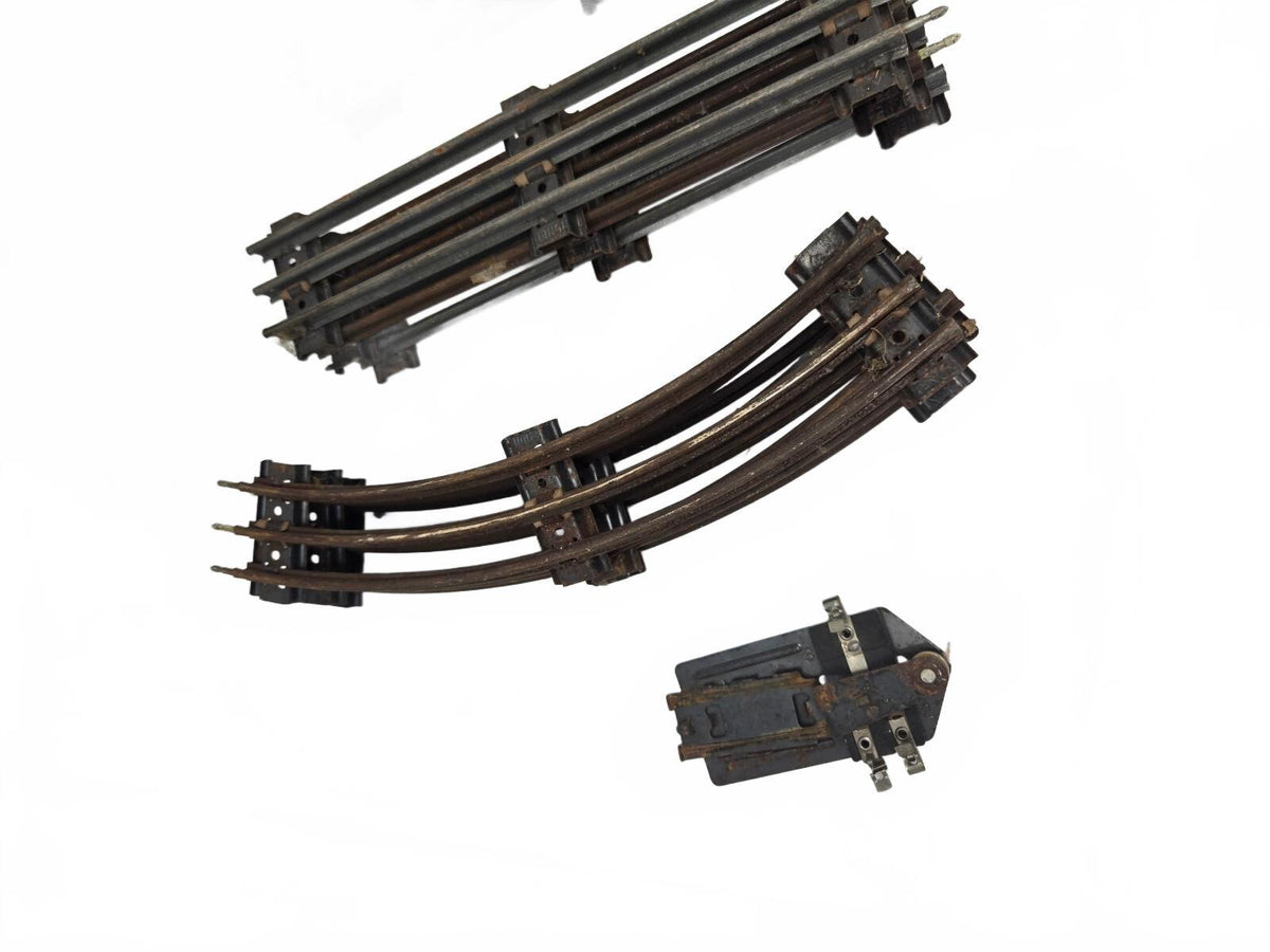 Vintage model train track lot