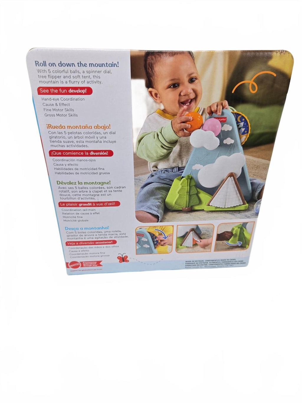 Fisher-Price Roll & Rattle Cloud Toy
