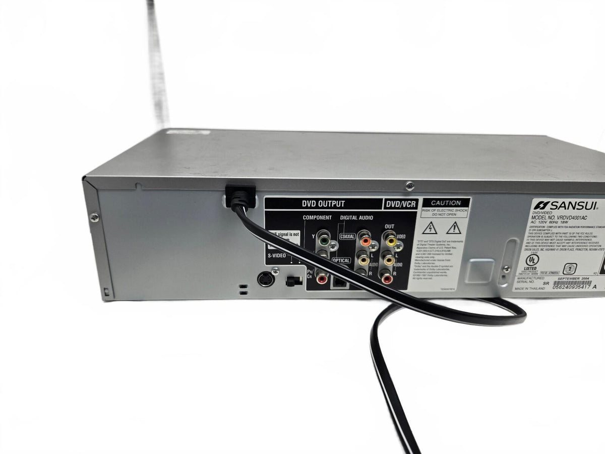 Sansui DVD VCR Combo