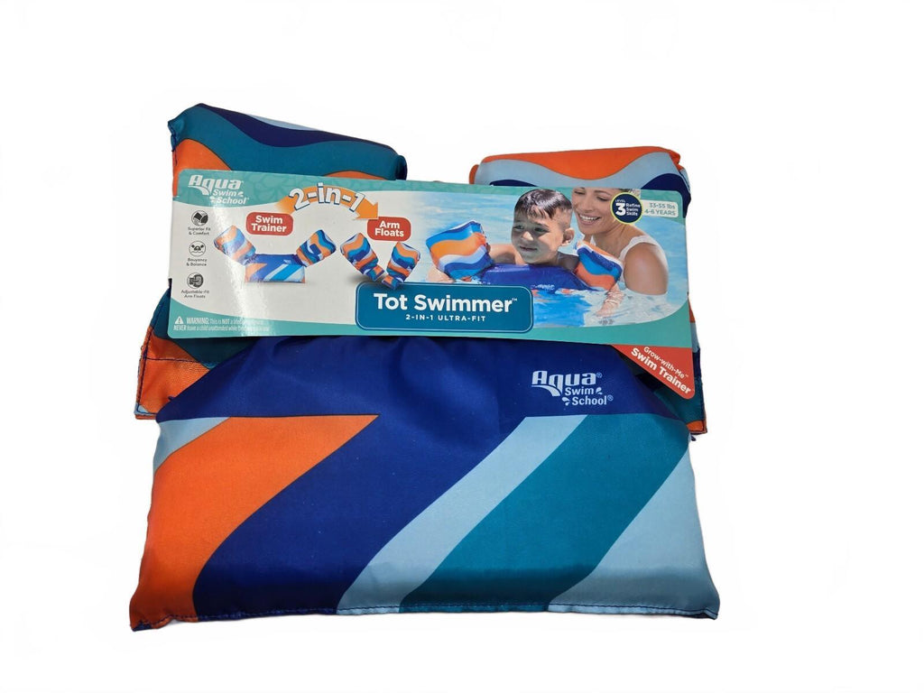 Aqua 2 in 1 Tot Swimmer Orange Blue