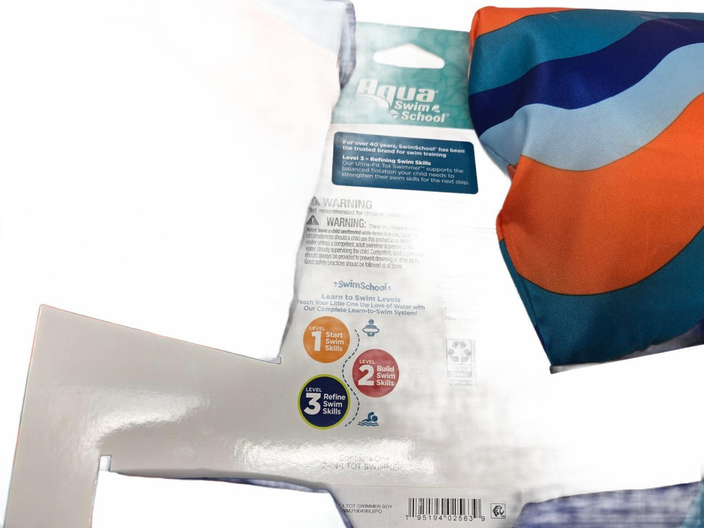 Aqua 2 in 1 Tot Swimmer Orange Blue