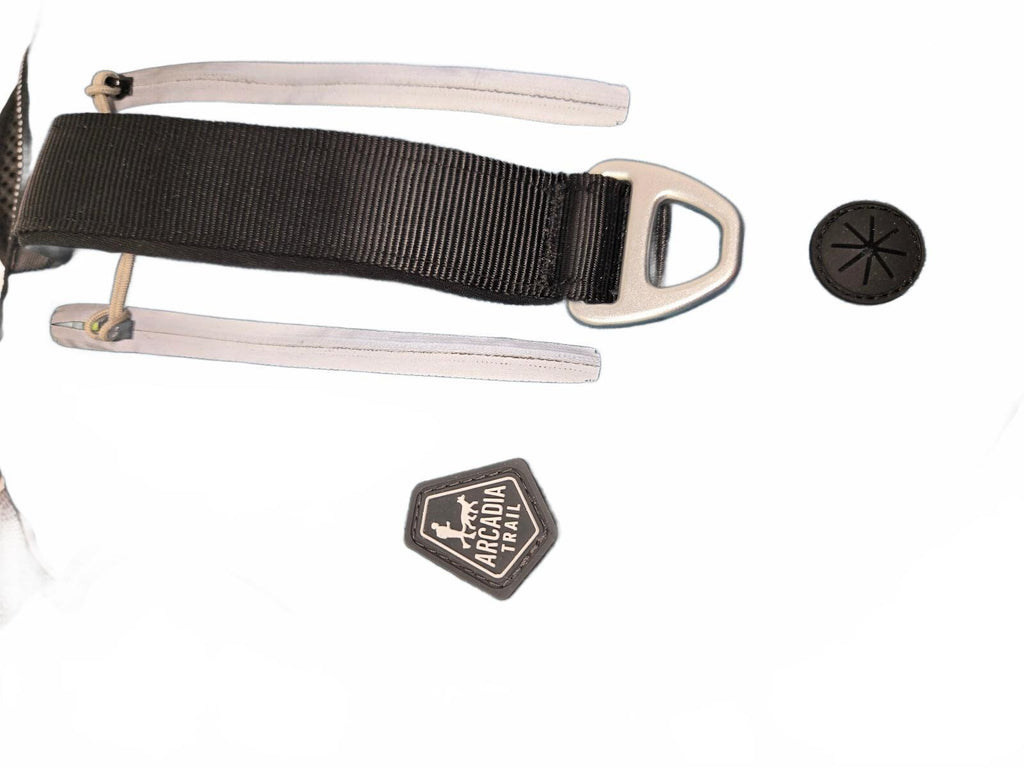 Blue Gray Pet Harness Backpack