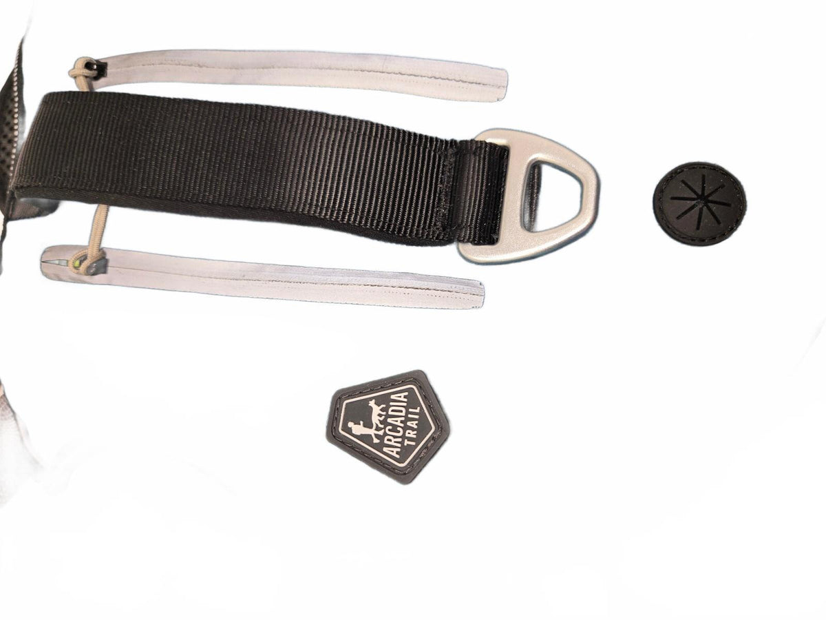 Blue Gray Pet Harness Backpack