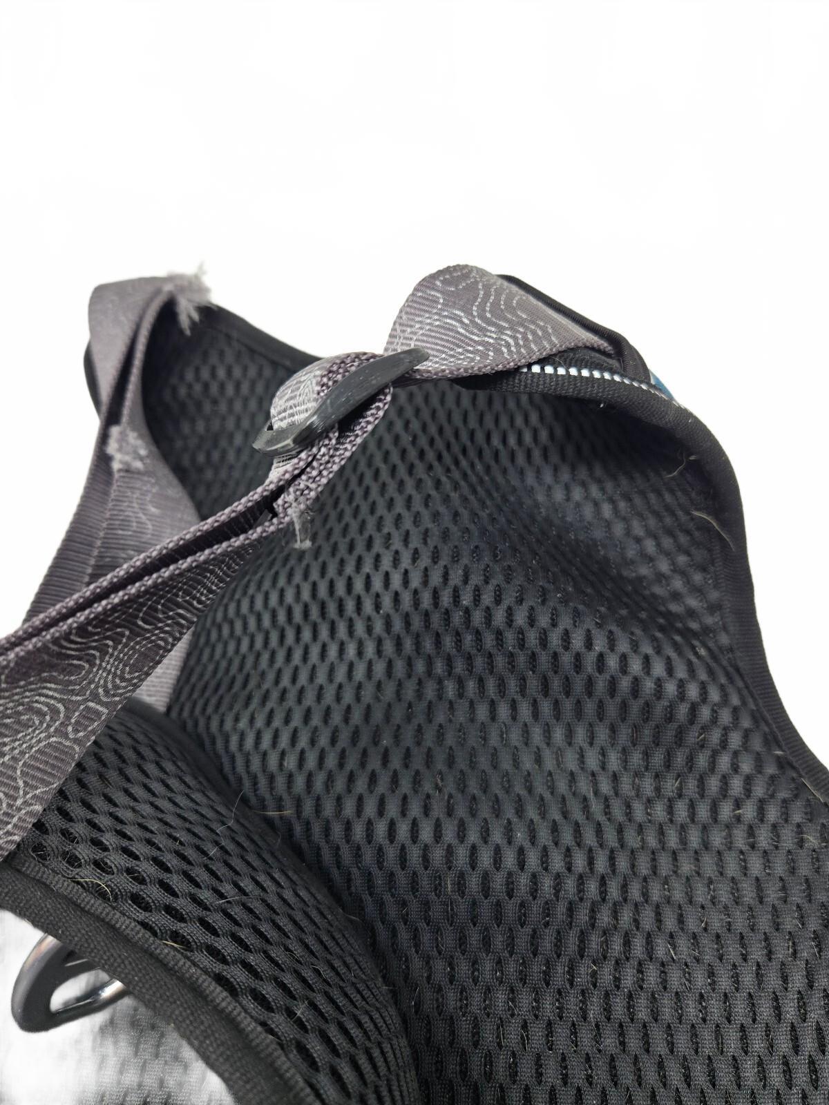 Blue Gray Pet Harness Backpack