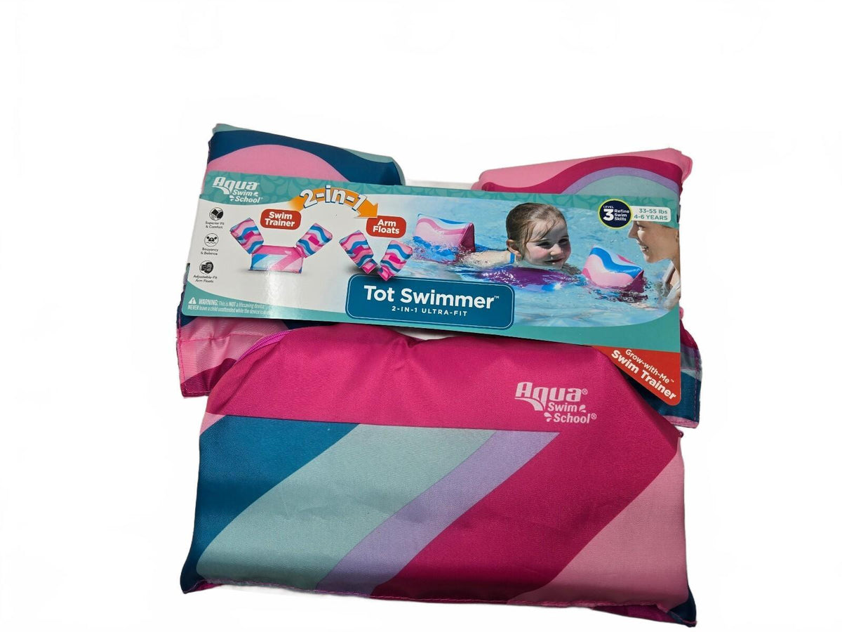 Aqua 2 in 1 Tot Swimmer Pink Blue