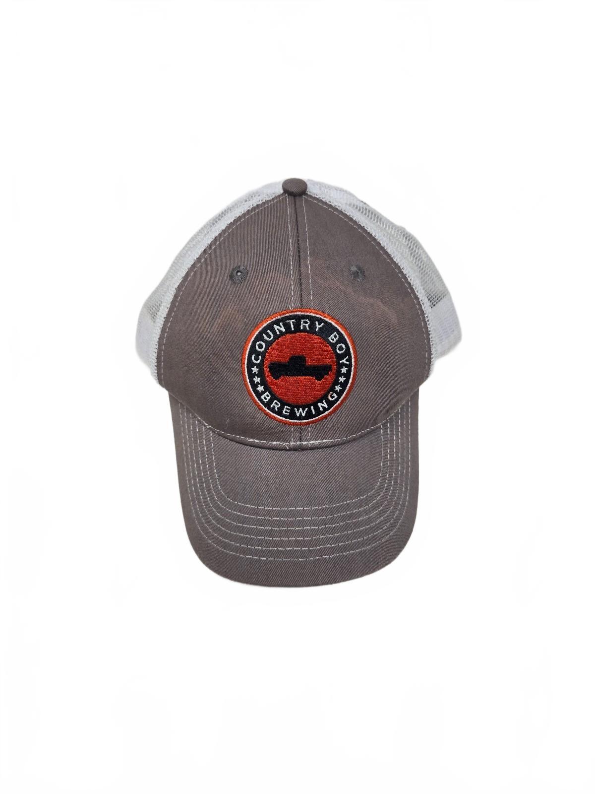 Country Boy Brewing Gray White Trucker Hat