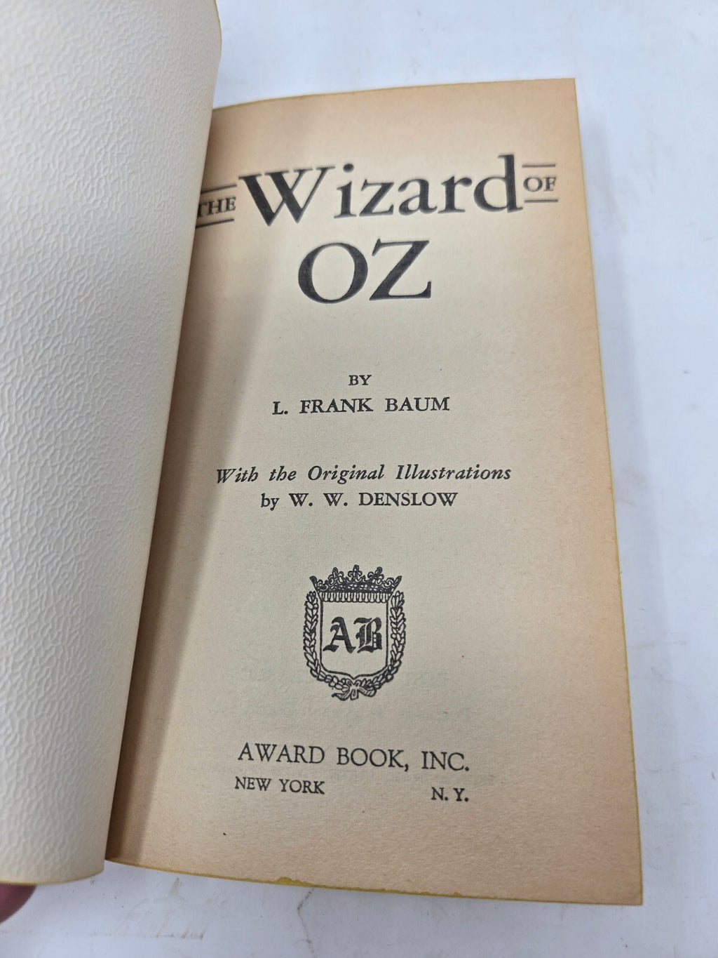 The Wizard of Oz by L Frank Baum hardcover