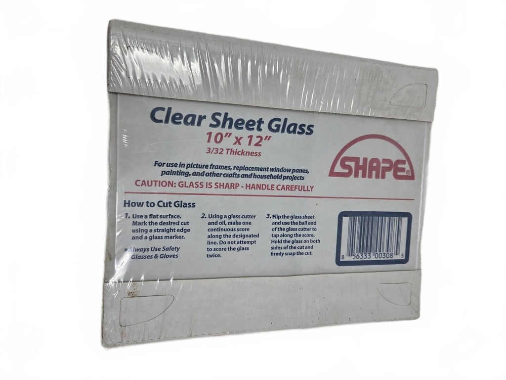 Clear sheet glass 10 x 12