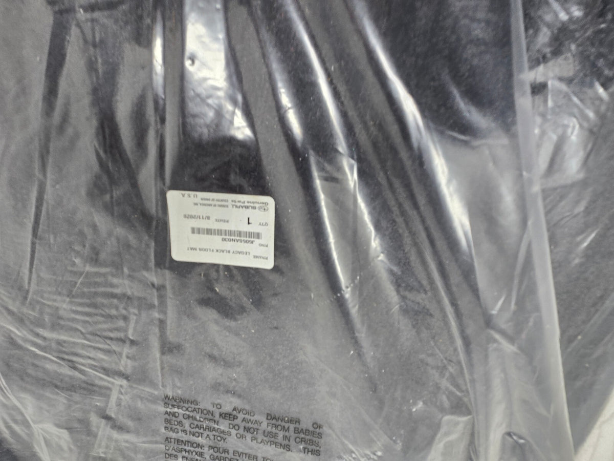 Legacy black car floor mats set
