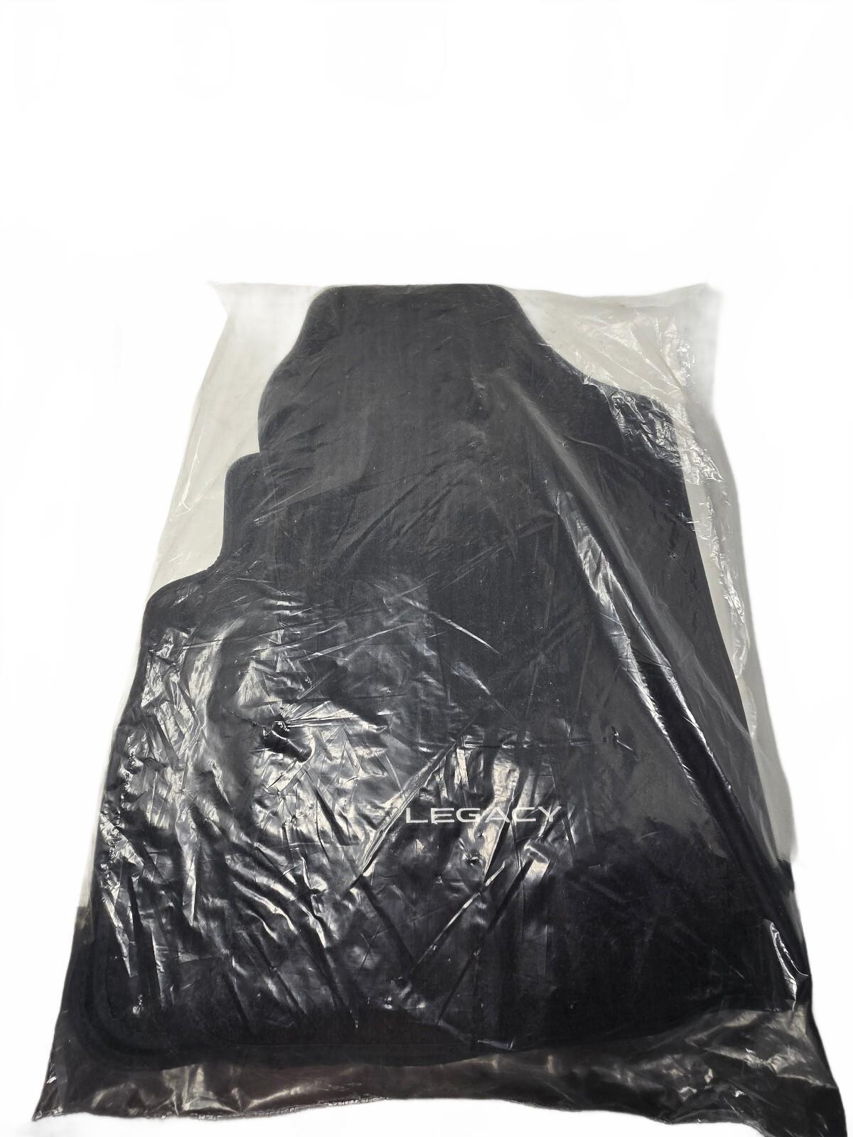 Legacy black car floor mats set