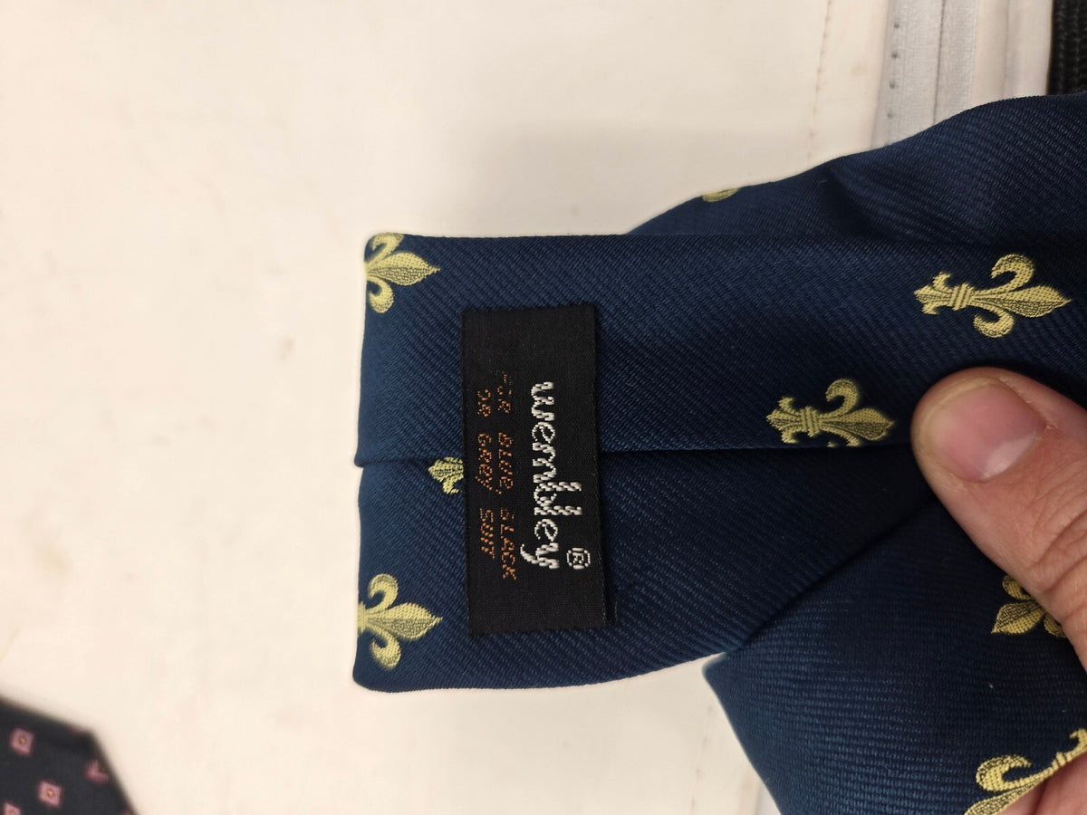 Men's neckties lot of 6 assorted patterns