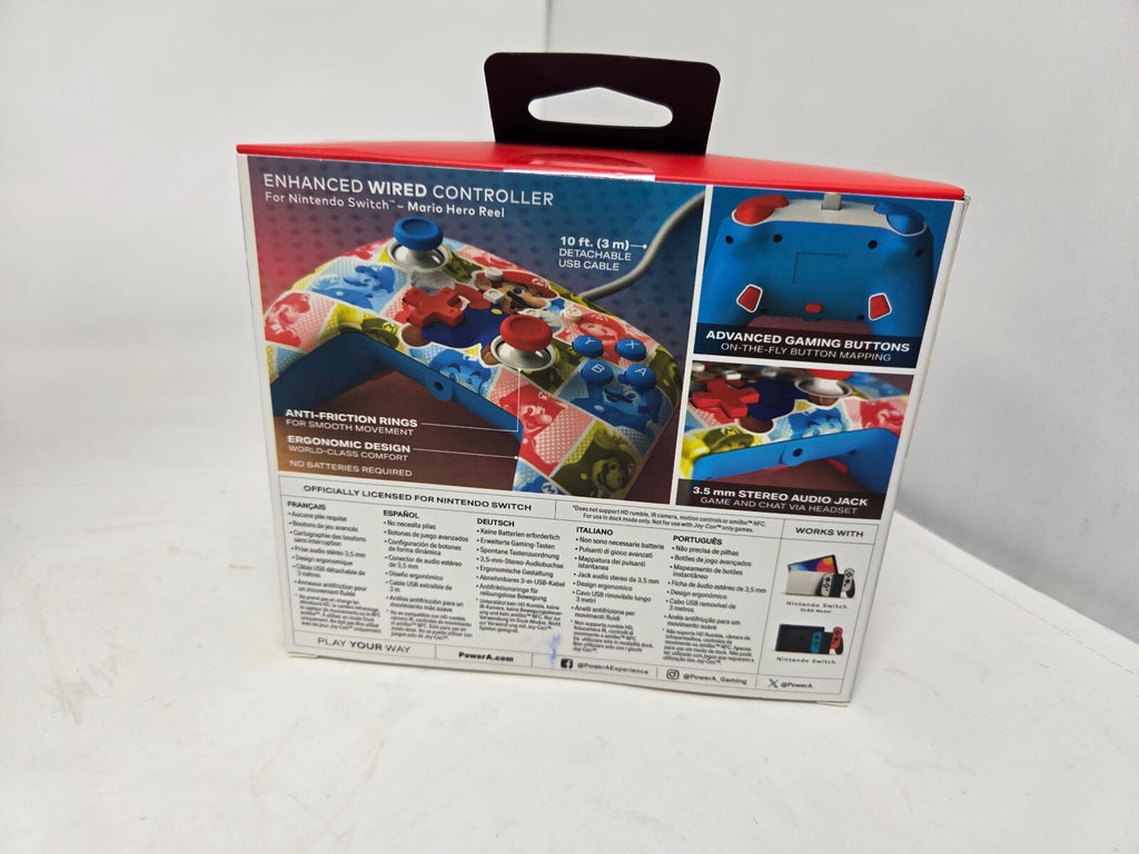 PowerA Nintendo Switch Super Mario Enhanced Wireless Controller