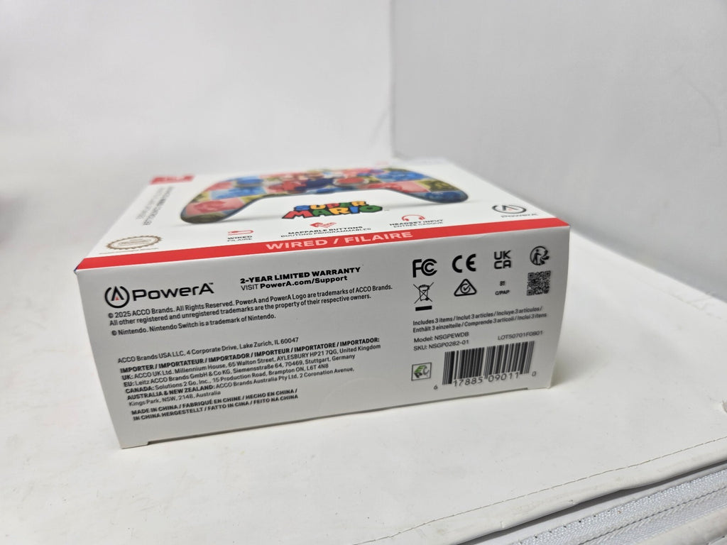 PowerA Nintendo Switch Super Mario Enhanced Wireless Controller
