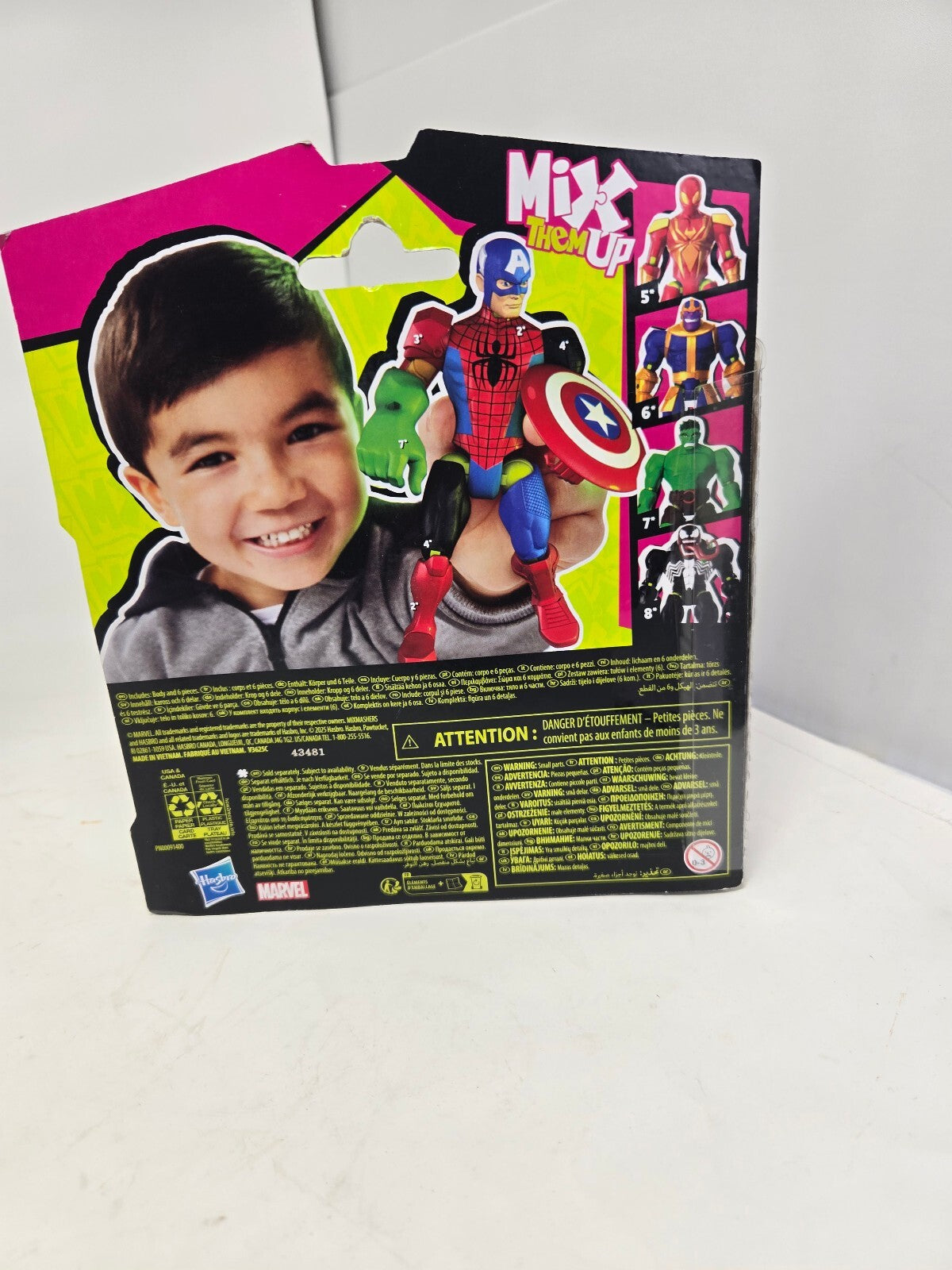 Marvel Captain America MixMashers Action Figure