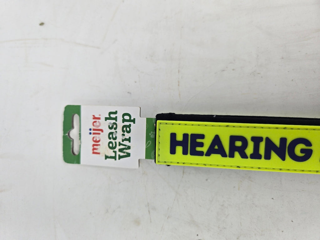 Meijer Yellow Hearing Impaired LEASH Wrap