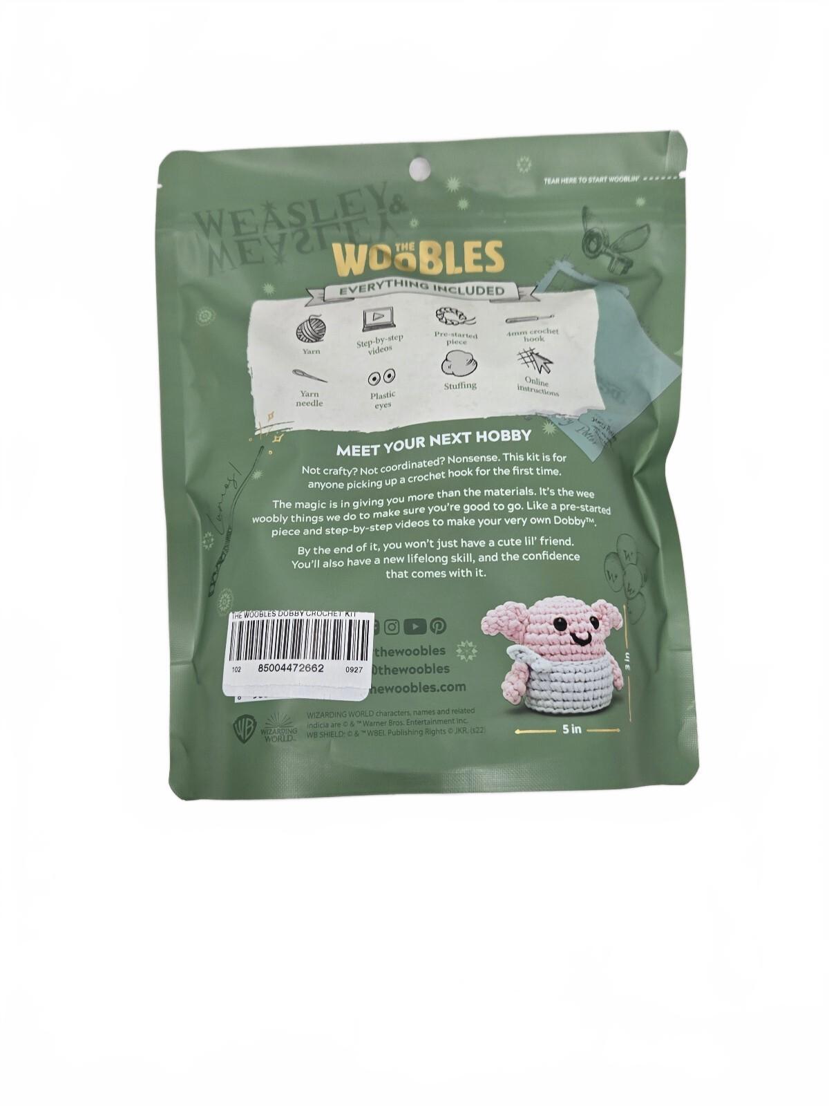The Woobles Harry Potter Dobby Learn to Crochet Kit