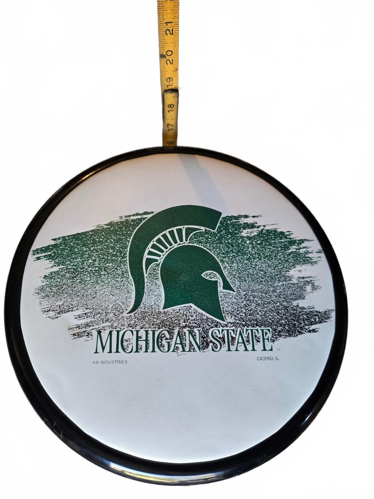 Michigan State Spartans round folding stool