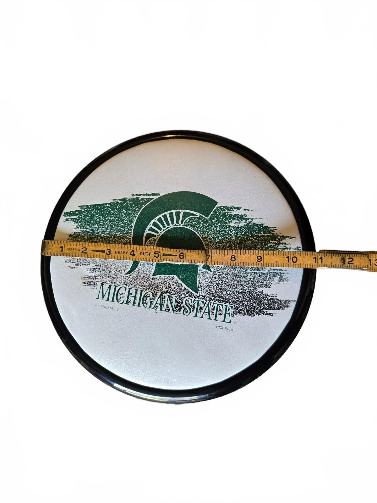 Michigan State Spartans round folding stool