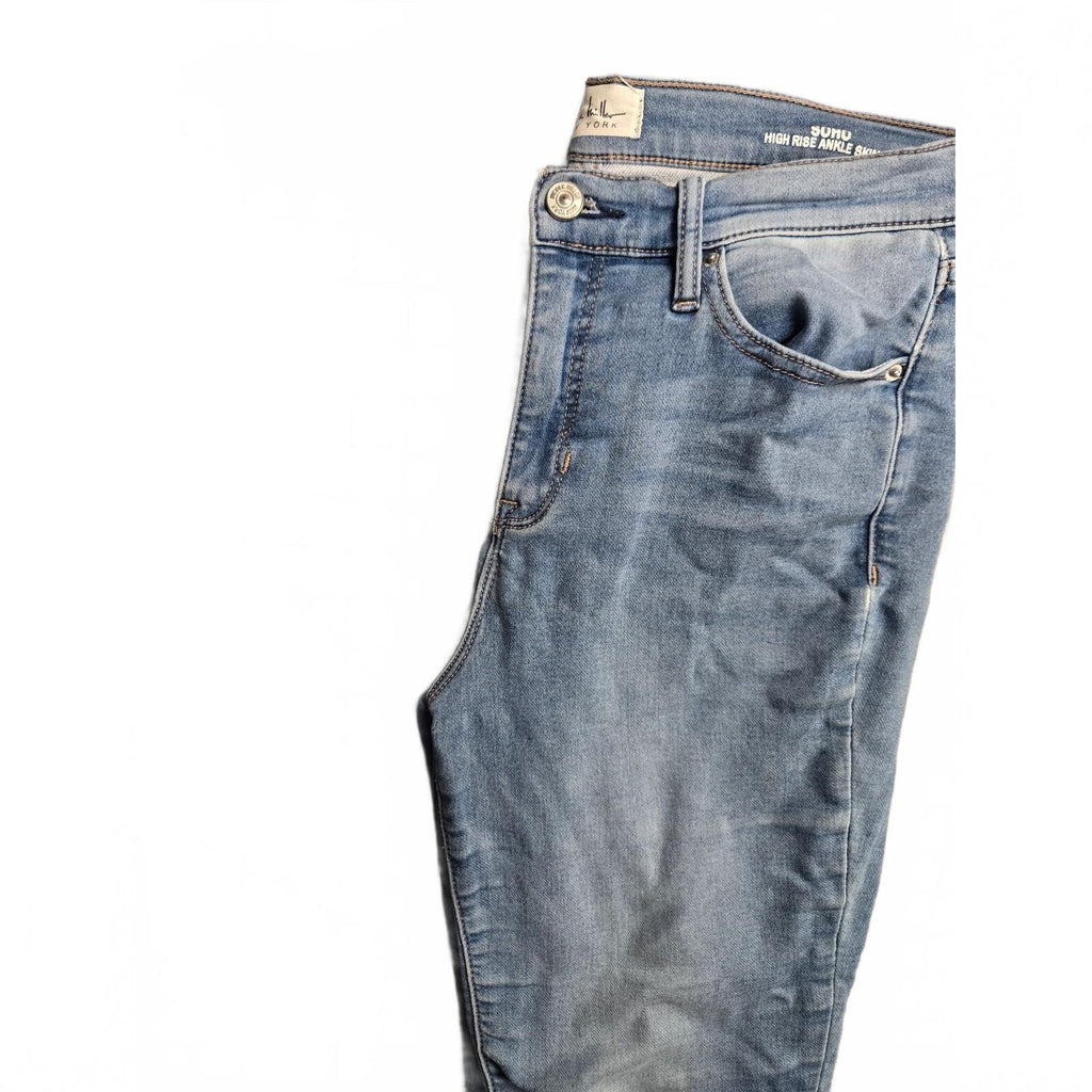 Nicole Miller SOHO High Rise Skinny Blue Denim Jeans - Size 9/10, Good Condition