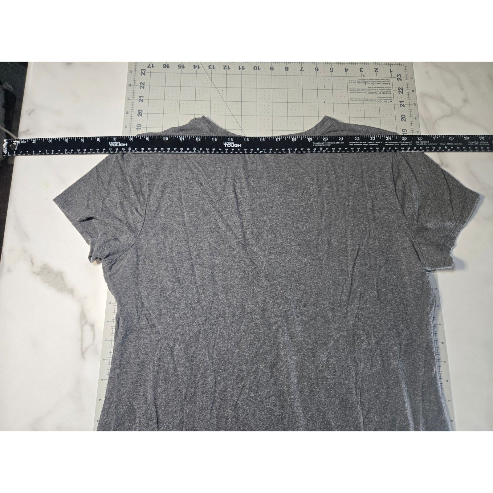 Banana Republic Men's Stretch T-shirt Large Charcoal Gray Cotton Spandex Blend