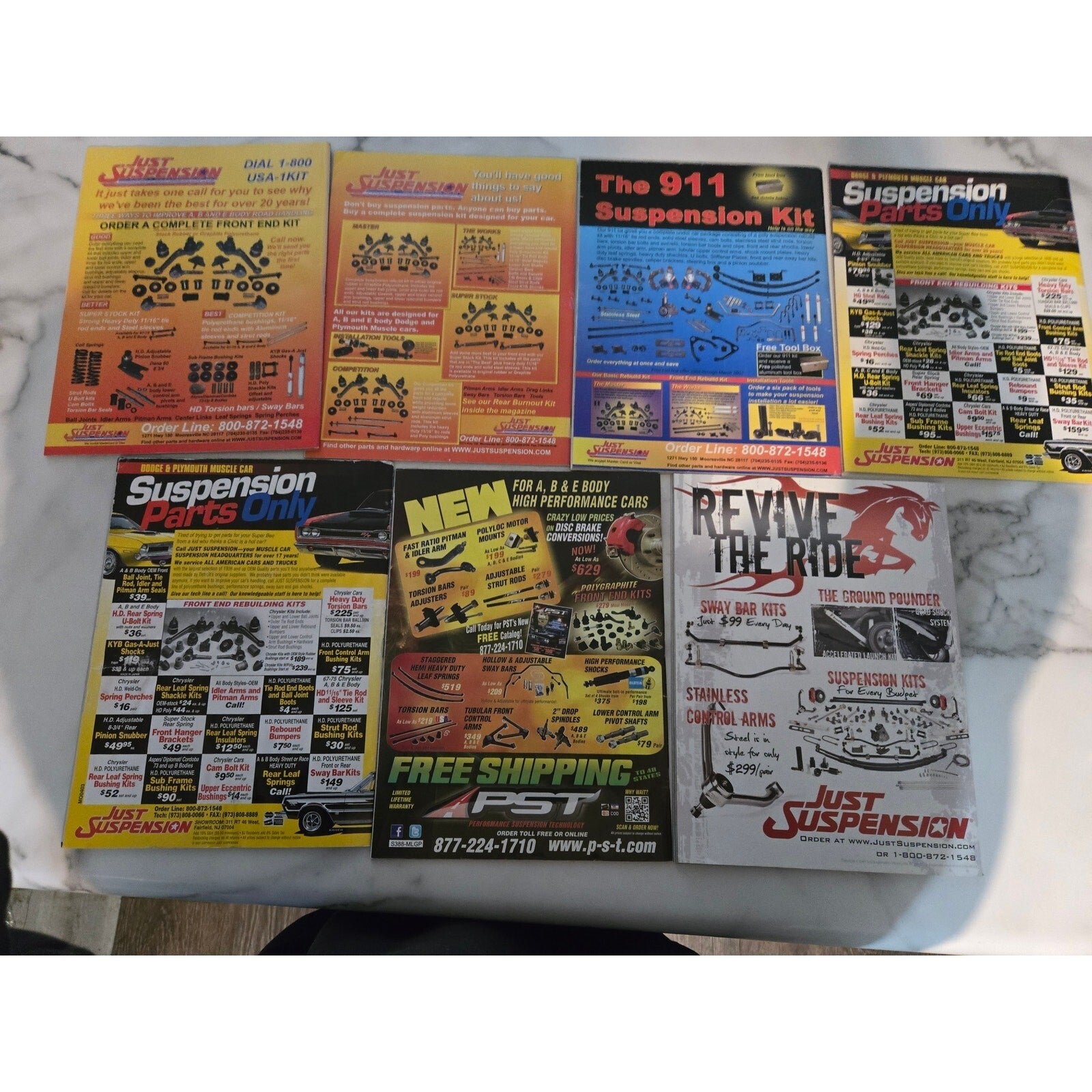 Mopar Muscle Magazine Lot of 7 Issues - Classic Car Enthusiast Collection