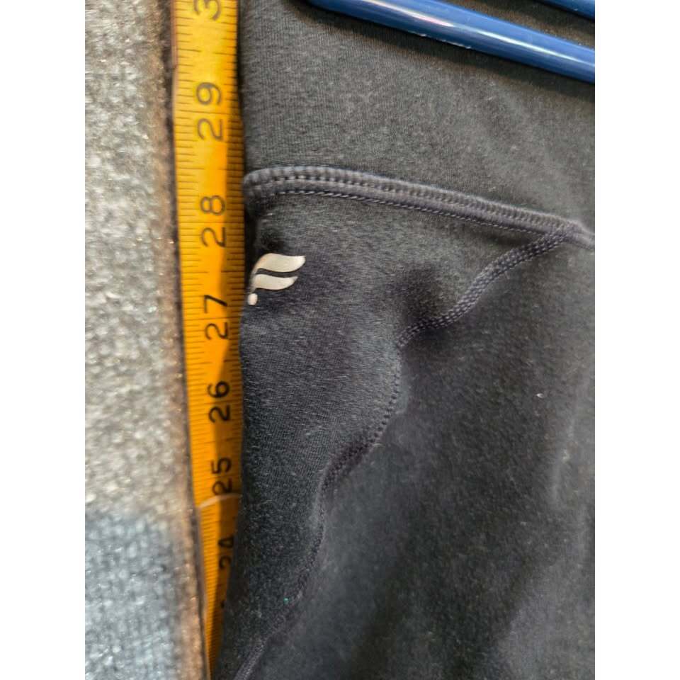 Fabletics PowerHold Black High-Waisted Athletic Leggings Small Crop 7/8