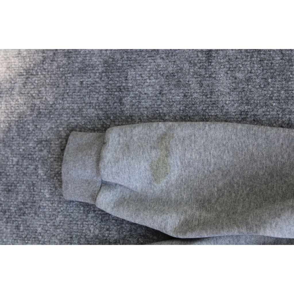 Puma Men's Medium Gray Heather Logo Graphic Fleece Lined Pullover Hoodie