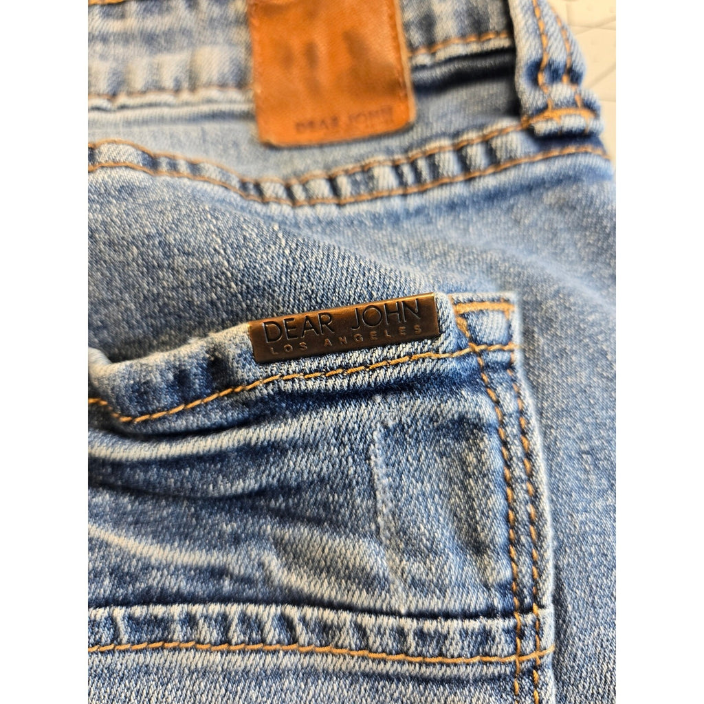 Dear John American Standard Women's Blue Denim Jeans Size 30 Distressed Fit