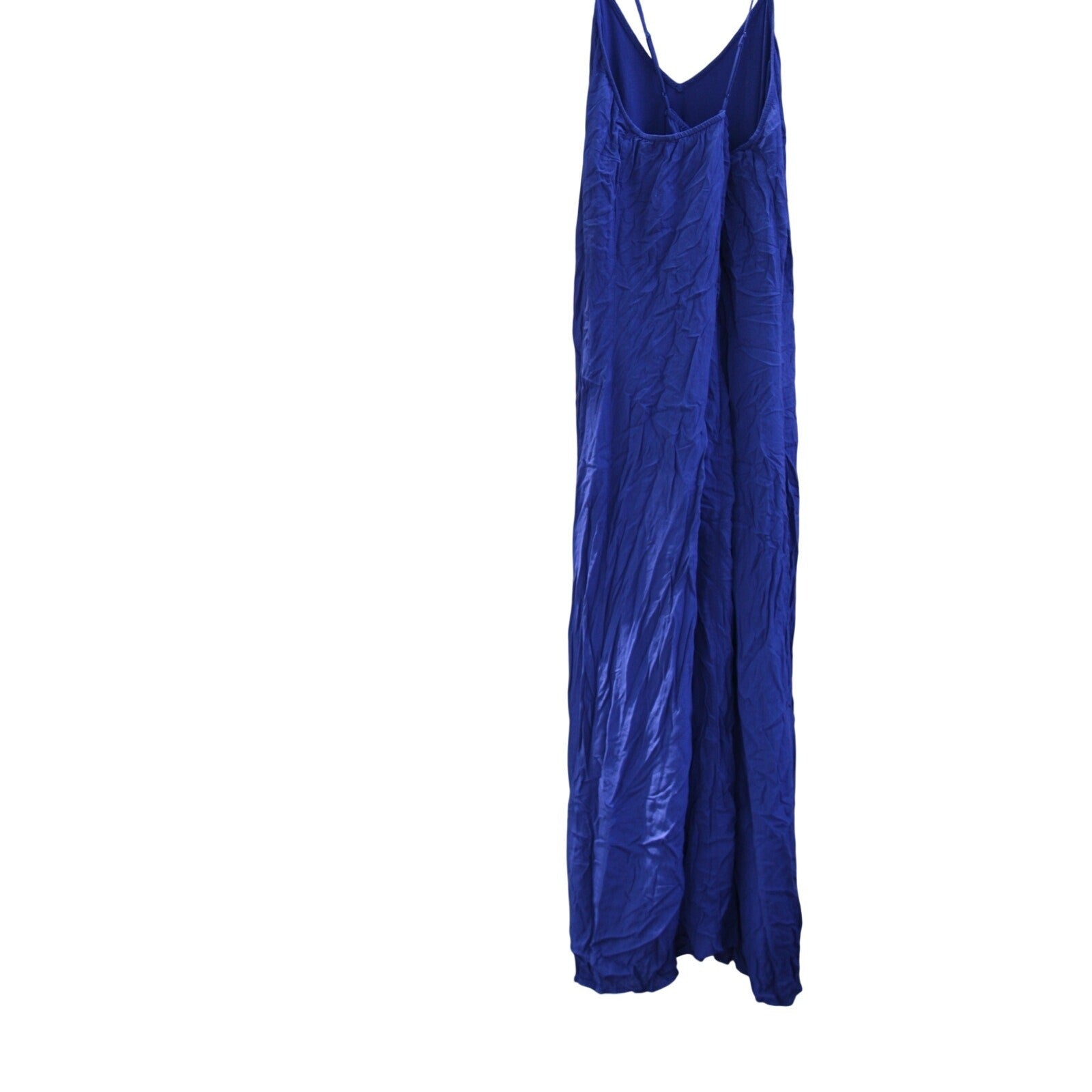 Old Navy Blue Crinkle Gauze V-Neck Midi Slip Dress – Size Large