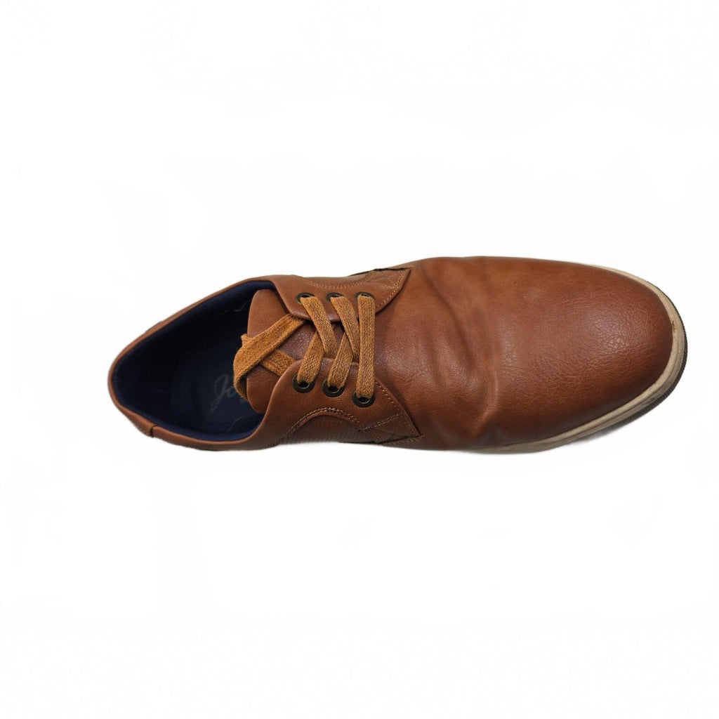 Jousen Milan Men's Brown Casual Dress Sneakers - Size US 10, Good Condition