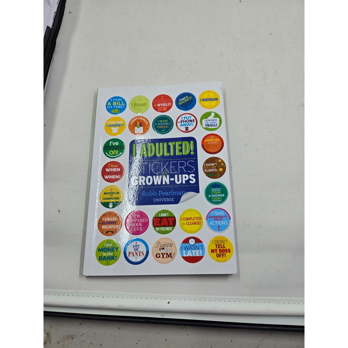 I Adulted! Stickers for Grown-Ups by Robb Pearlman Humor Activity Paperback Book