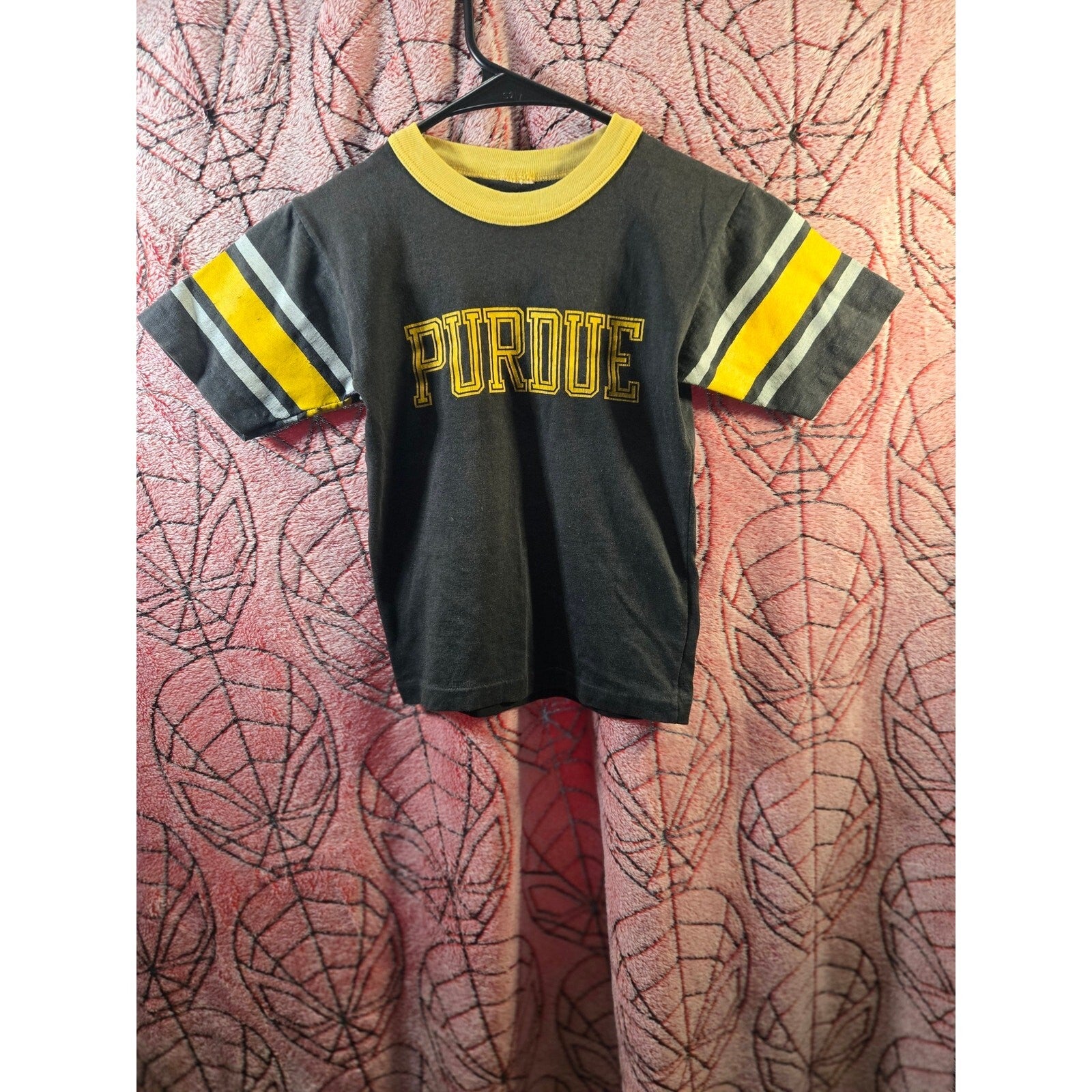 Vintage 70s/80s Purdue University Boilermakers Youth Ringer t-shirt