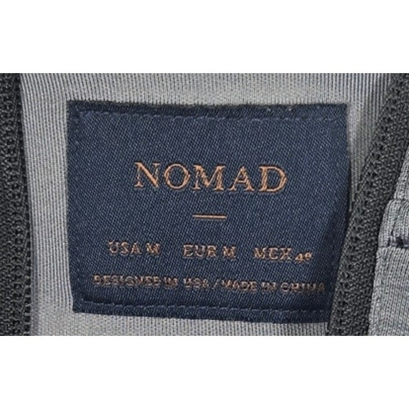 Nomad Men's Gray Tech Fleece Full Zip Hoodie with Chest Pocket, Size M