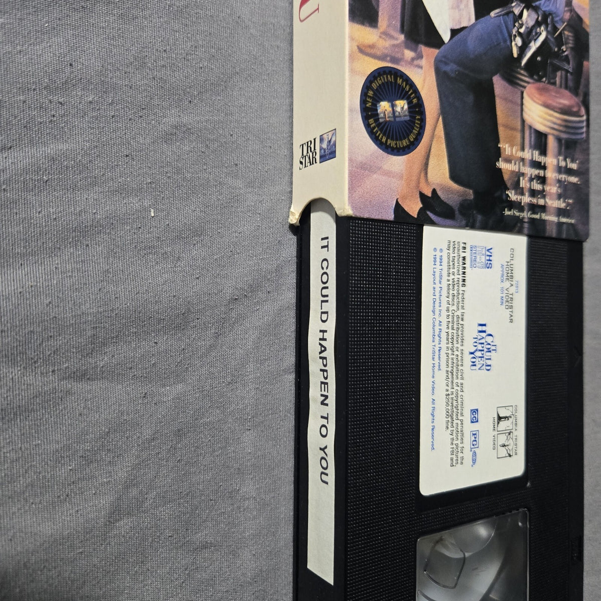 It Could Happen To You VHS 1994 Nicolas Cage Bridget Fonda Columbia TriStar Movi