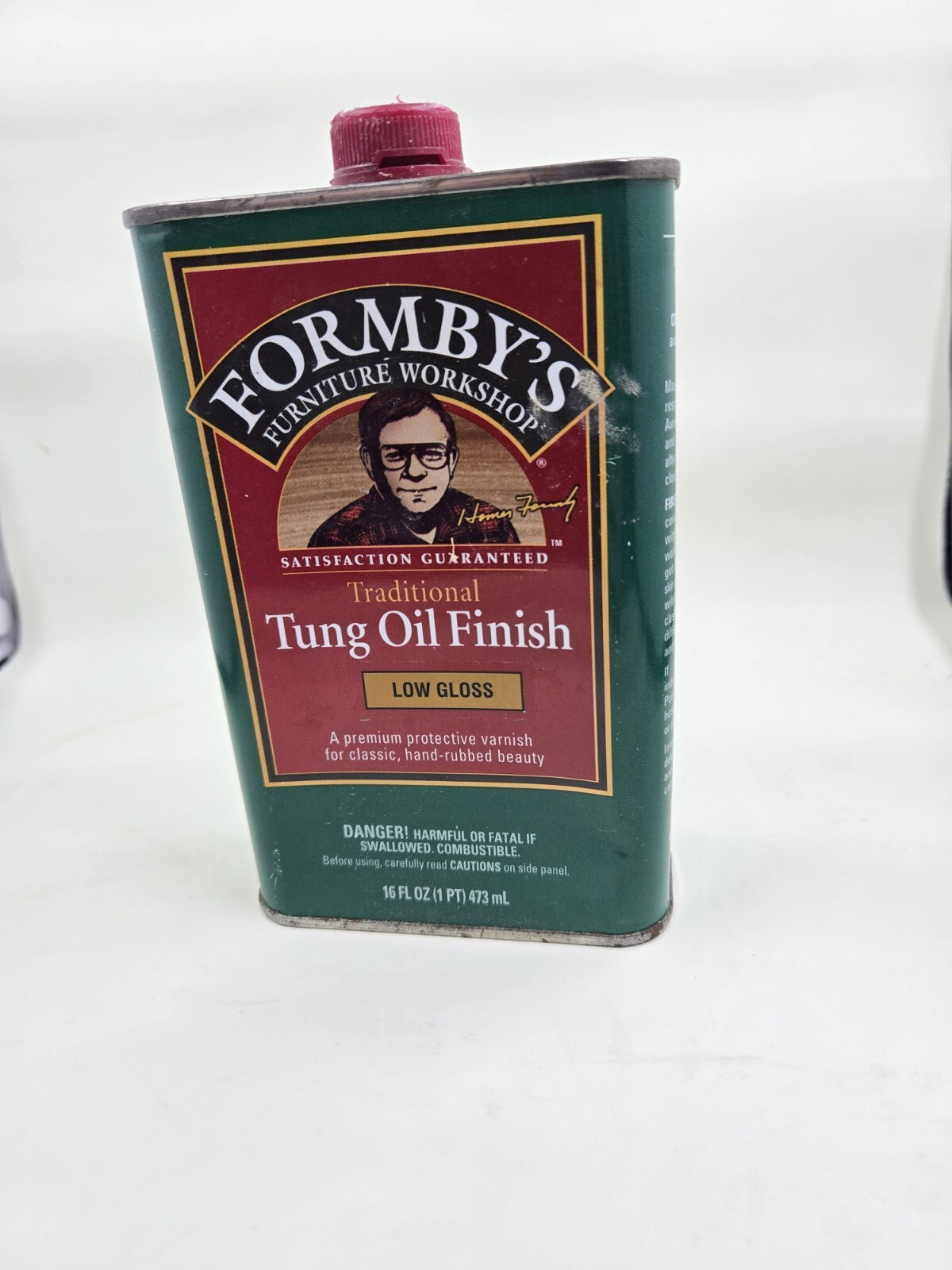 Formby's Traditional Tung Oil Finish Low Gloss 16 oz Antique Furniture Polish V4