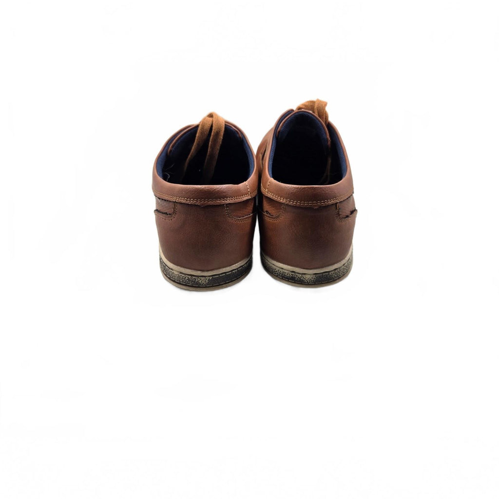 Jousen Milan Men's Brown Casual Dress Sneakers - Size US 10, Good Condition