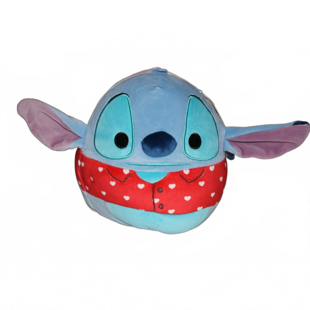 New Disney Squishmallows Stitch 8" Plush Toy Valentine Edition Red Heart Shirt
