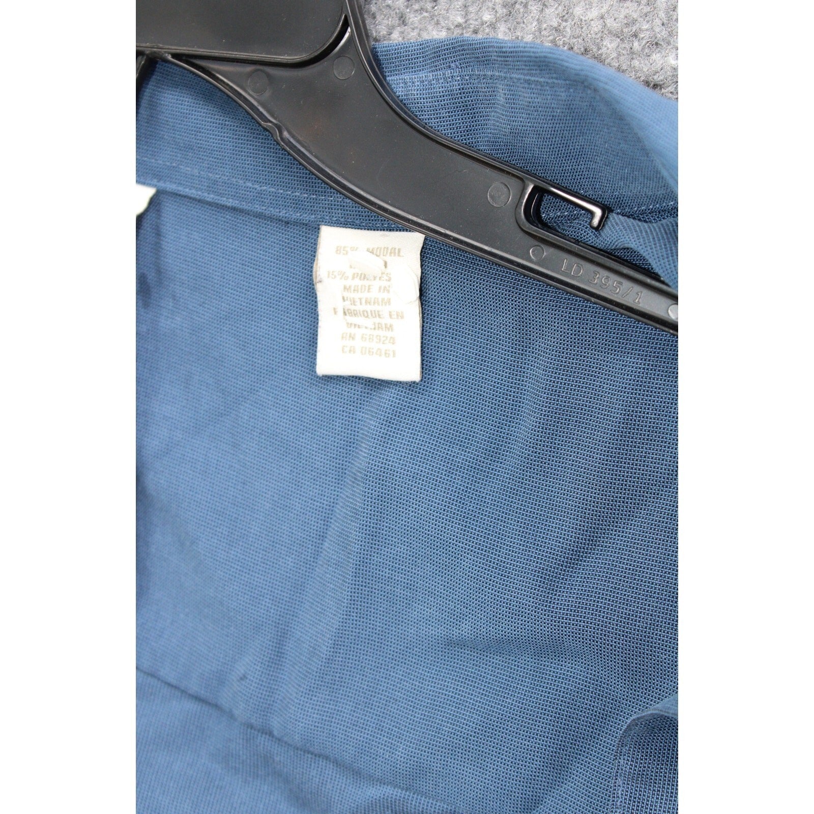 Mens Blue Axis Long Sleeve Button Up Dress Shirt Size XL