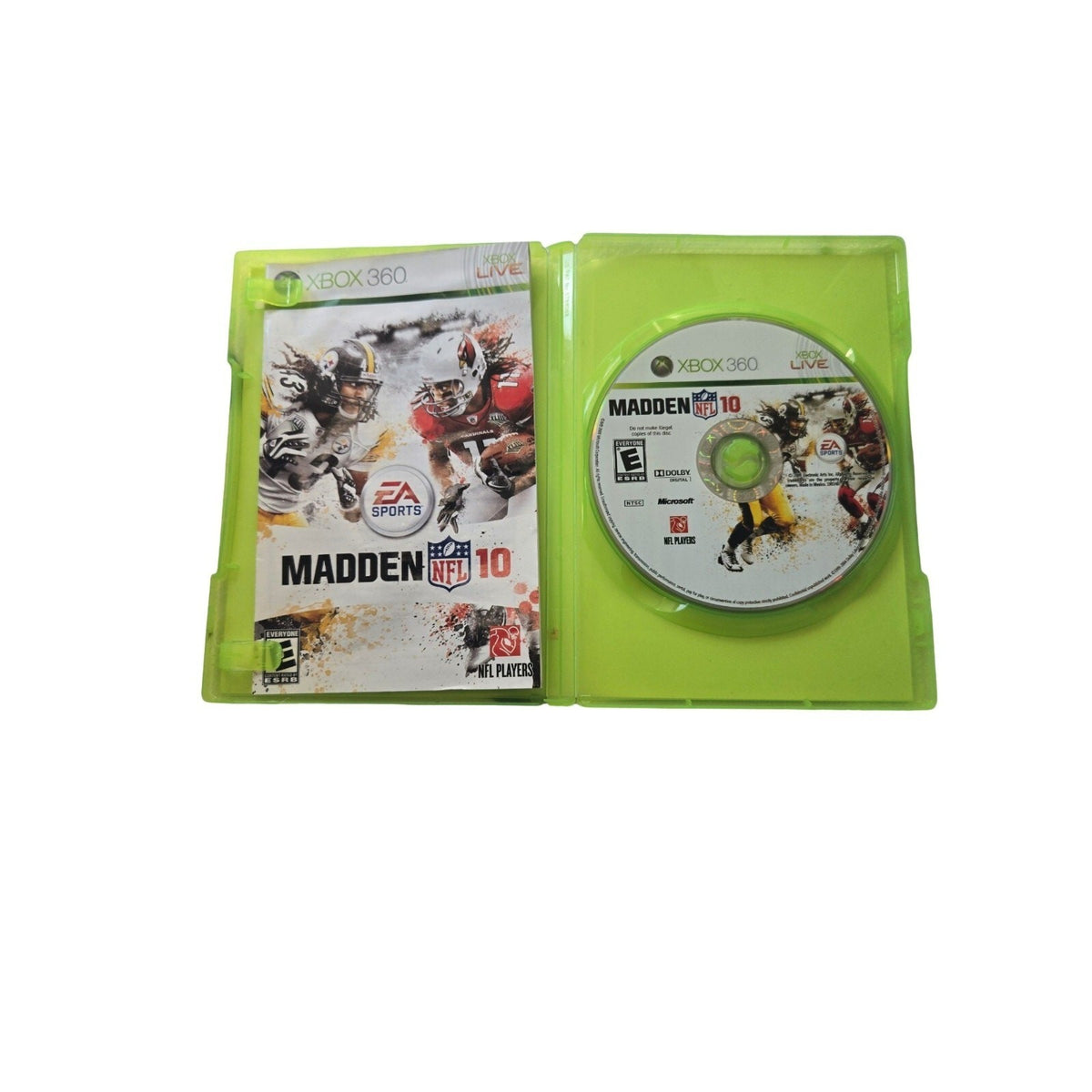 EA Sports Madden NFL 10 Xbox 360 Sports Game w/ Manual Online Play