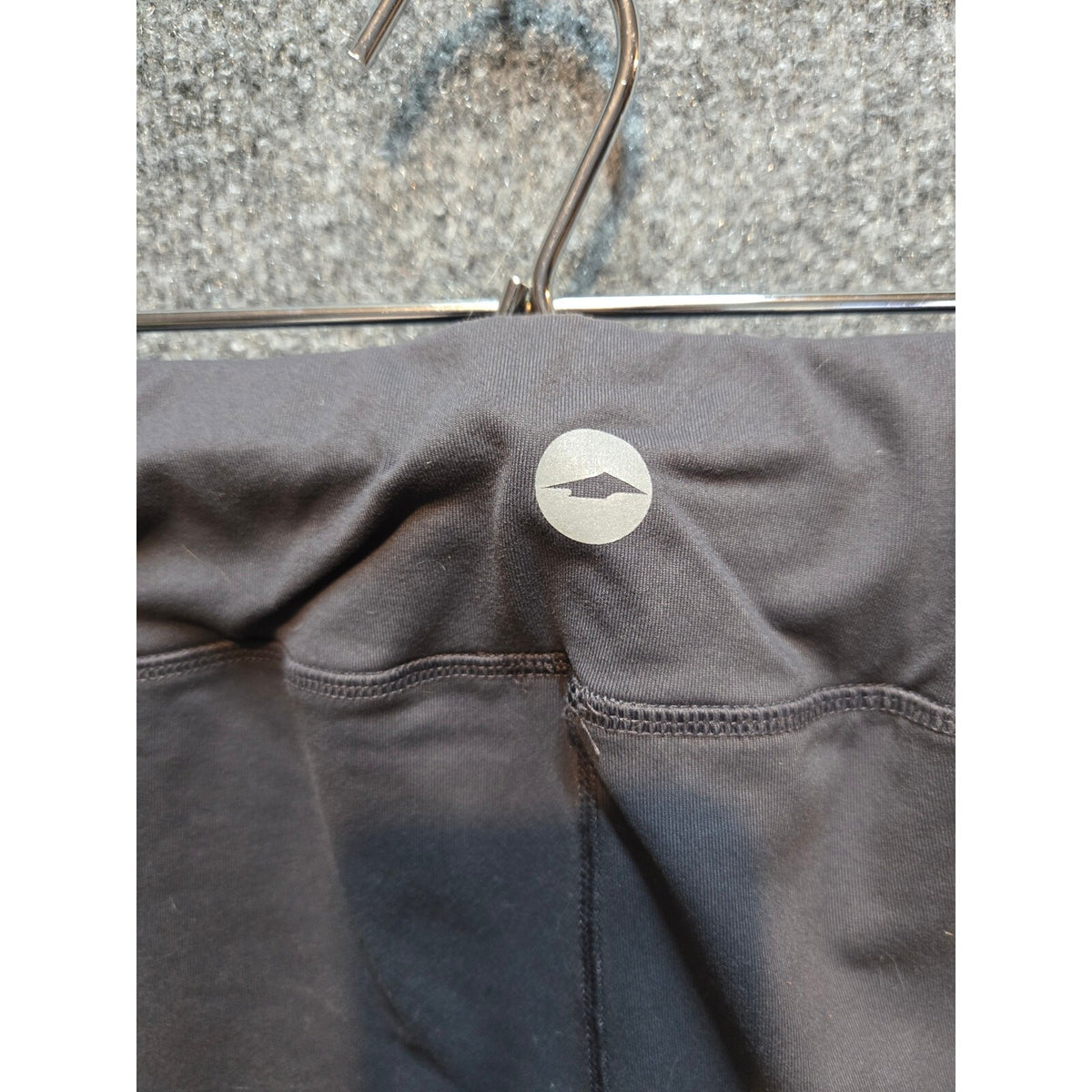 Avia Black Athletic Shorts with Stretch Fabric - Size Medium
