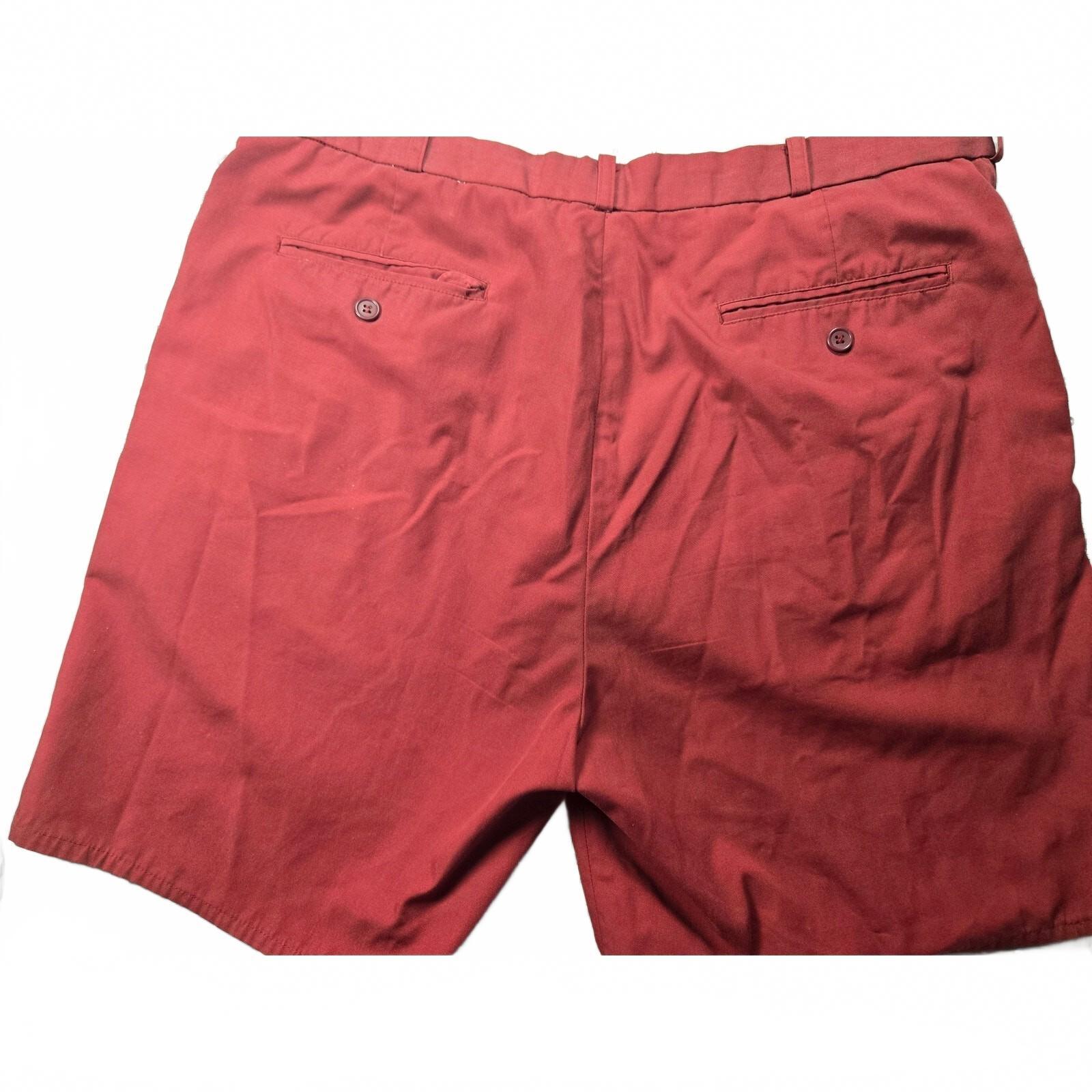 VTG 70s 80s Haband Men's Size 38 Red Flat Front Disco Dress Pants Slacks Size 38