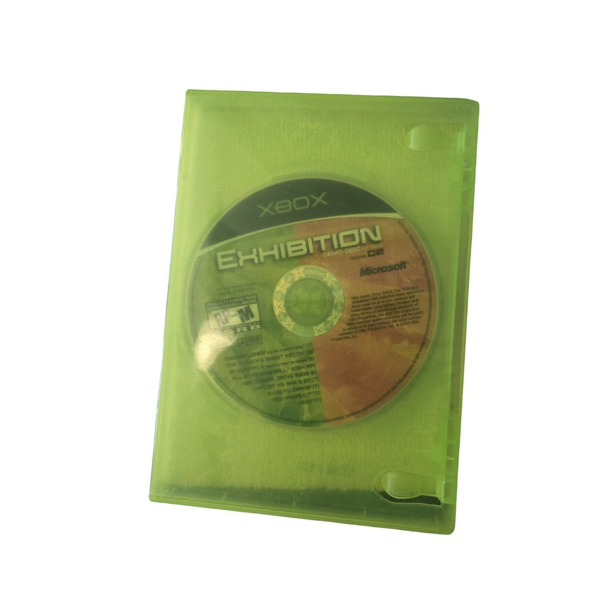 Microsoft Exhibition Demo Disc Vol. 2 Compilation Demo Xbox 2003 RP-M NTSC-U/C