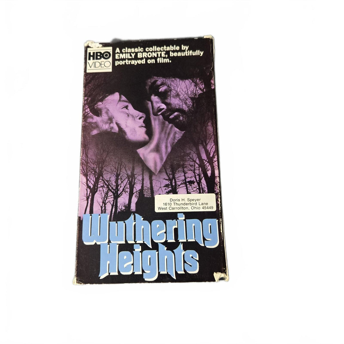 Wuthering Heights VHS Tape HBO Video Classic Emily Bronte Adaptation Good