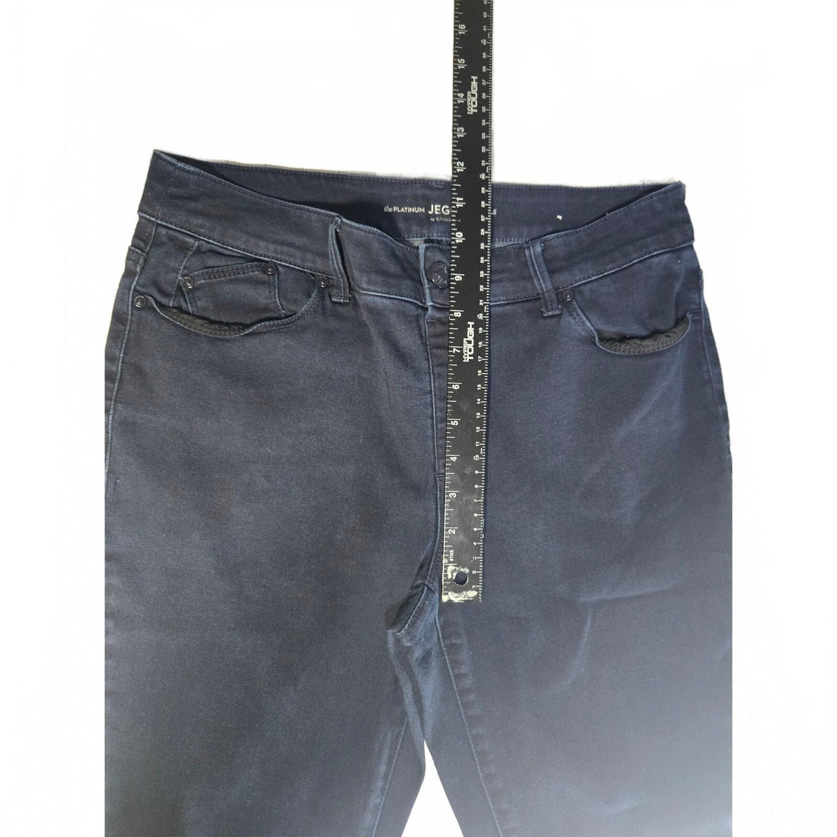 Chico's The Platinum Jegging Dark Denim Skinny Jeans Stretch Women's Size 0.5 M
