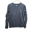 Polo Ralph Lauren Men's Long Sleeve T-Shirt Heather Navy Blue Crew Neck M
