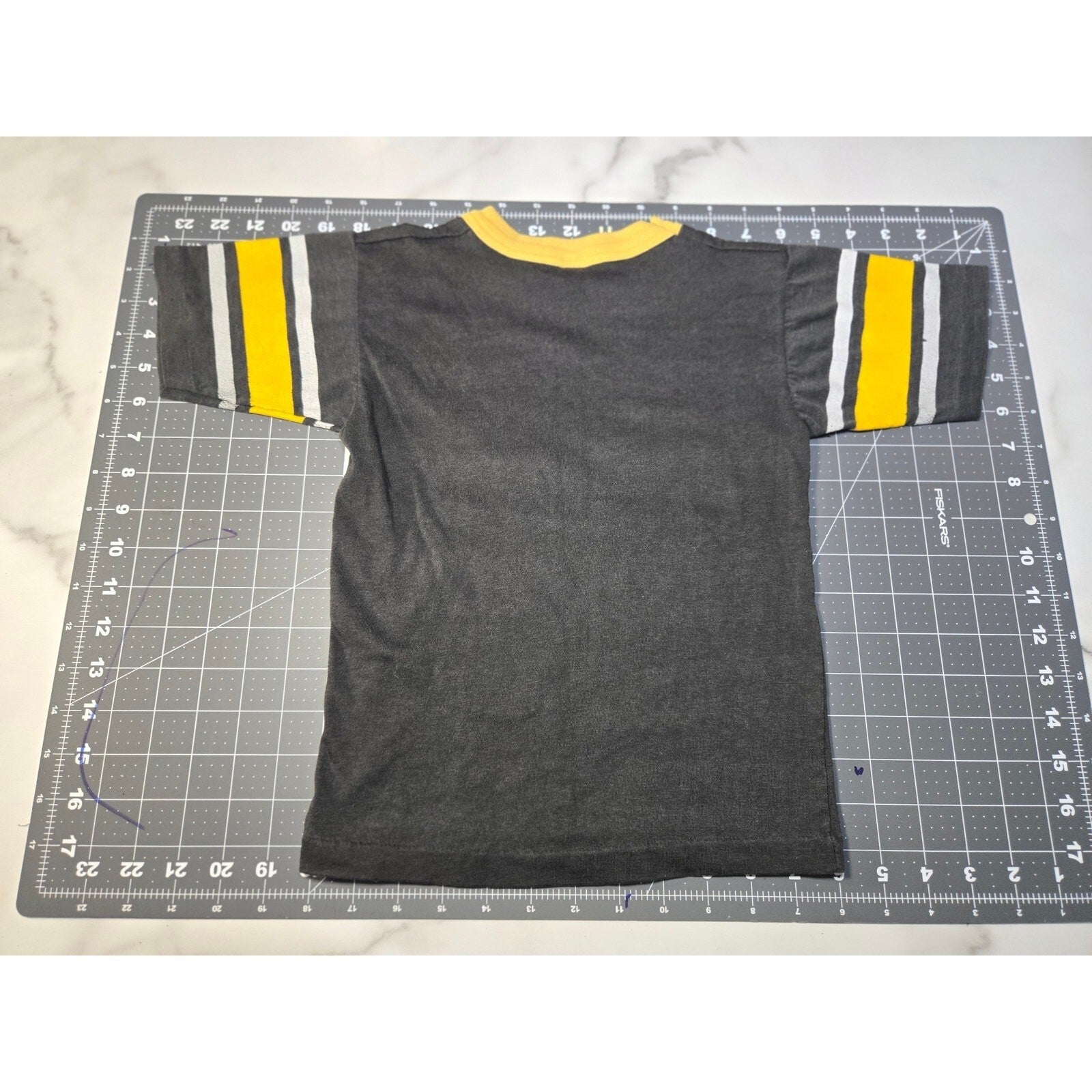 Vintage 70s/80s Purdue University Boilermakers Youth Ringer t-shirt