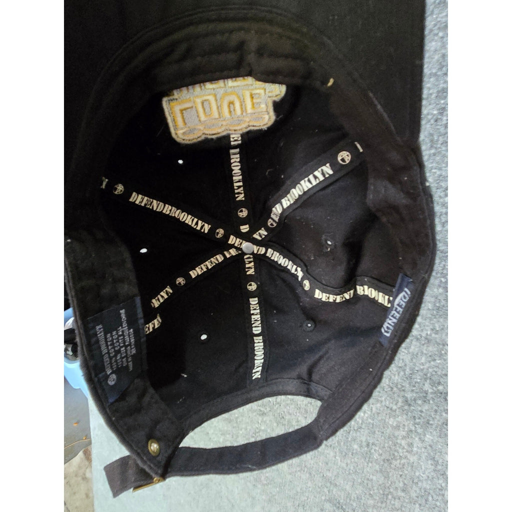 Defend Brooklyn 'Love & Hate' Brass Knuckles Embroidered Black Cap - Spike Lee's