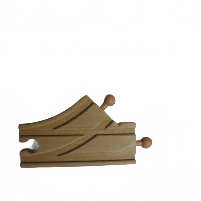 Wooden Train Track Switch Pieces - Durable Preschool Toy Set for Creative Play
