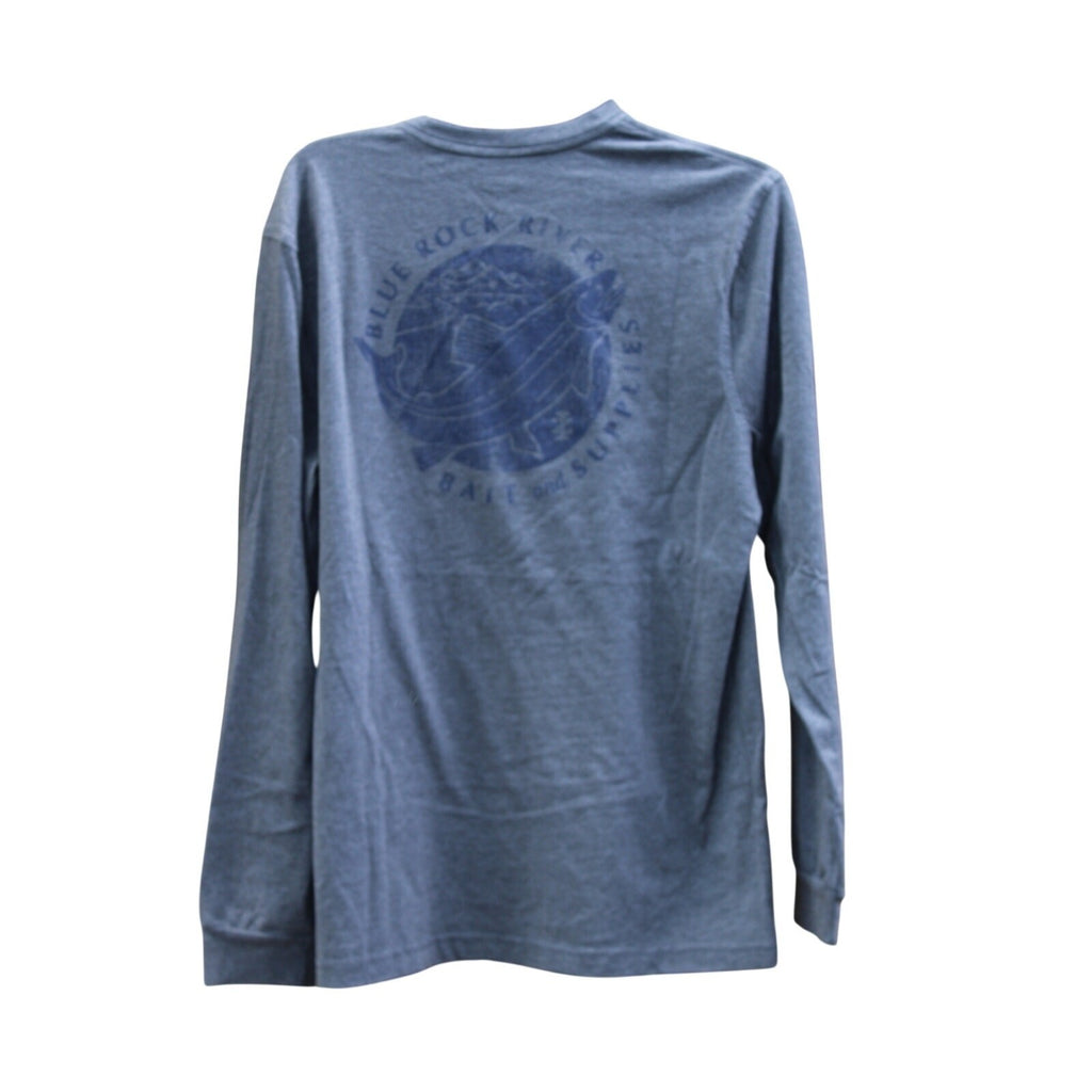 IZOD Saltwater Soft Wash Men's Long Sleeve Graphic T-Shirt -  Size Med