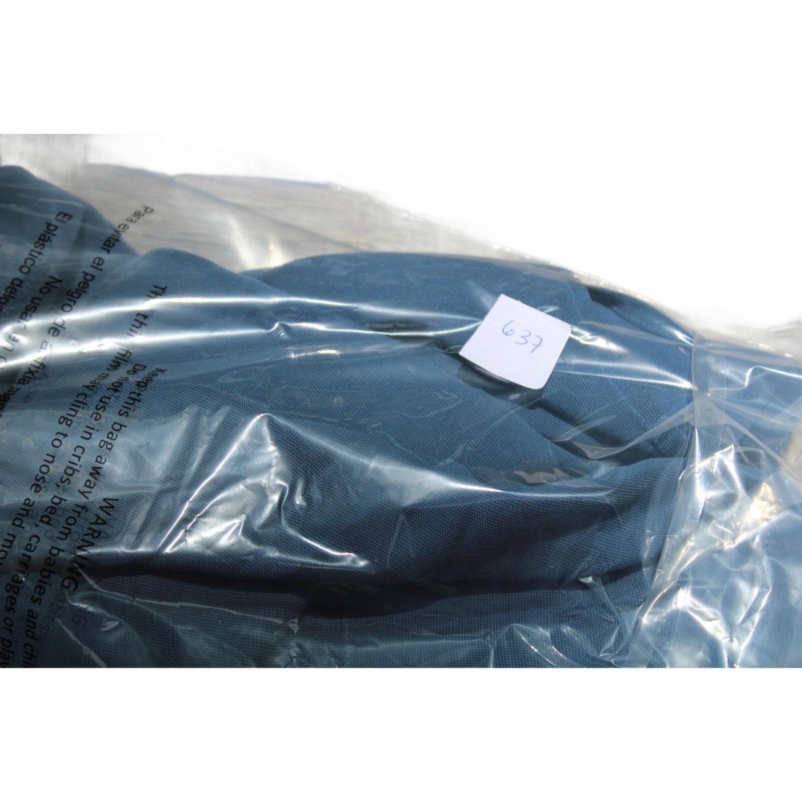 Mens Blue Axis Long Sleeve Button Up Dress Shirt Size XL